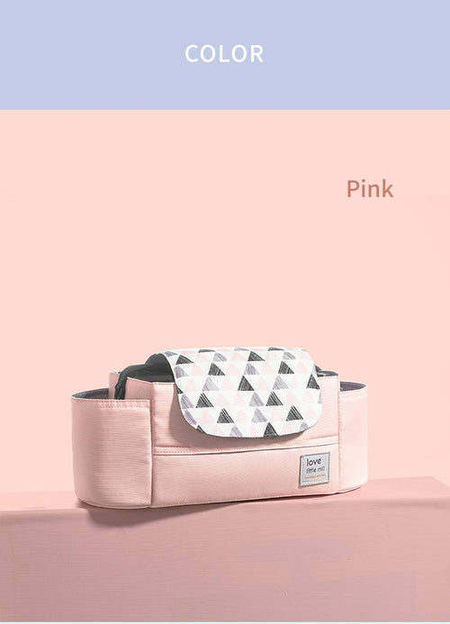 Kinderwagen organizer met veel opbergruimte