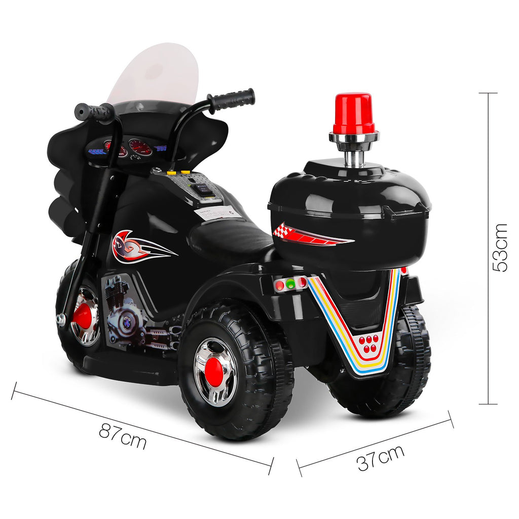 Rigo Kids Elektrische Politie Motorfiets – 6V Accu
